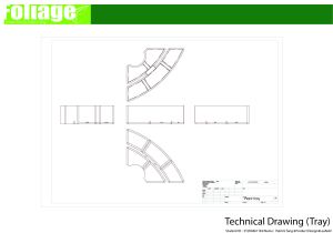 Technical drawing (tray)